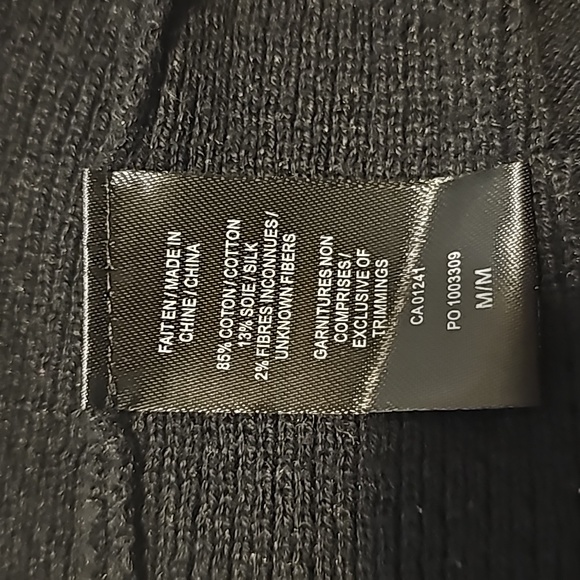 MENS M zip up silk cardigan - Picture 7 of 8